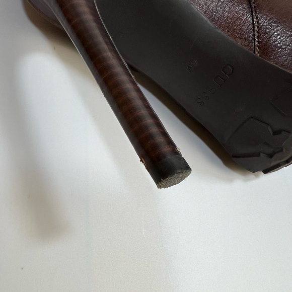 Guess Ivorie Brown Booties Size 6 - Picture 13 of 16